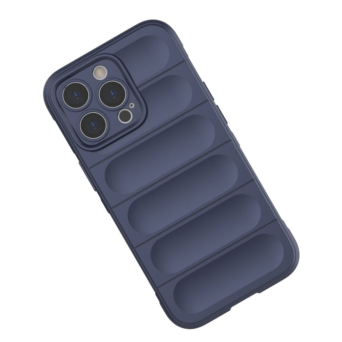 Magic Shield Case for iPhone 13 Pro flexible armored cover dark blue