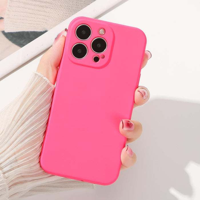 Silicone case iPhone 14 Plus silicone case pink