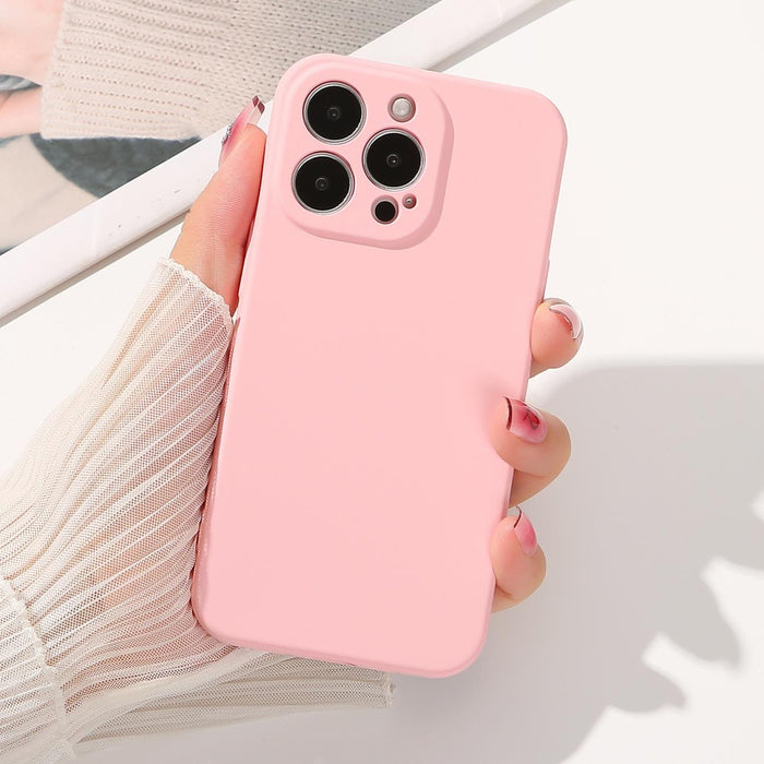 Silicone case iPhone 14 Plus silicone cover beige