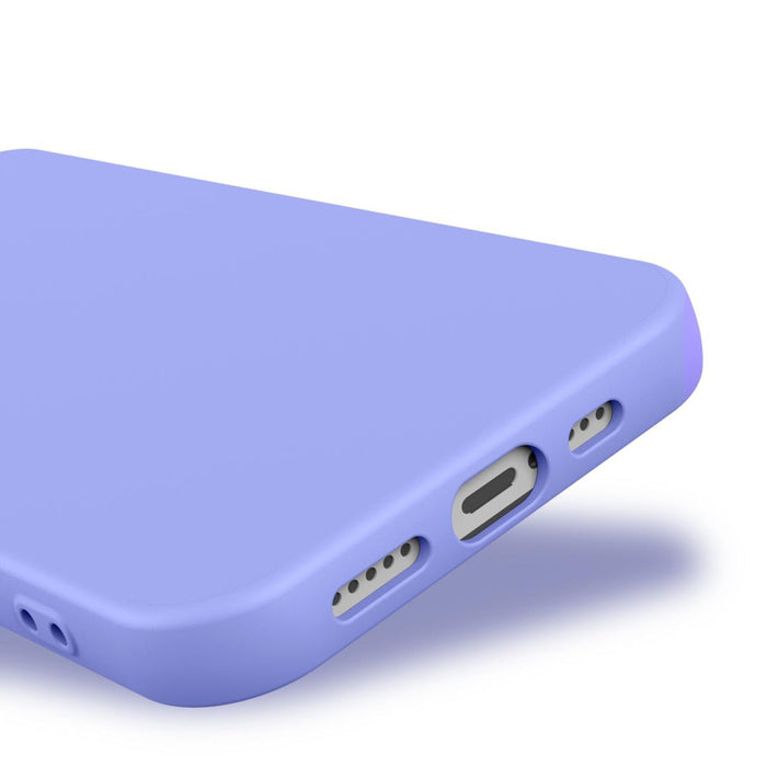Silicone case iPhone 14 Plus silicone case purple
