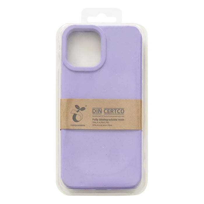 Eco Case case for iPhone 14 Plus silicone degradable cover purple