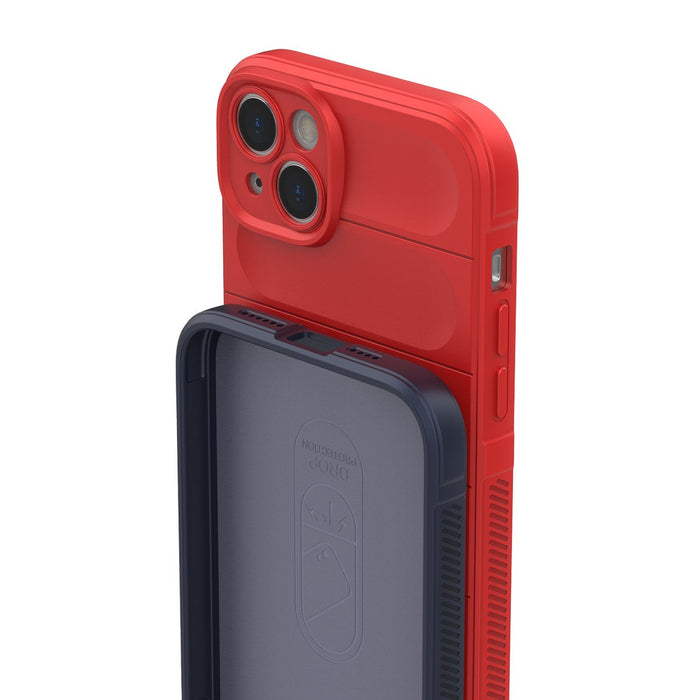 Magic Shield Case case for iPhone 14 Plus flexible armored dark blue cover