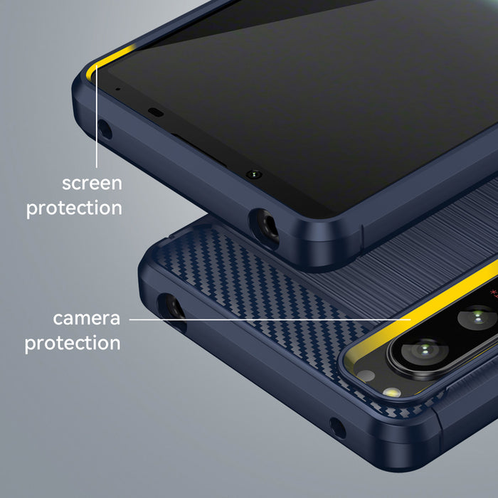 Thunder Case Xiaomi Poco M4 5G silicone armor case blue