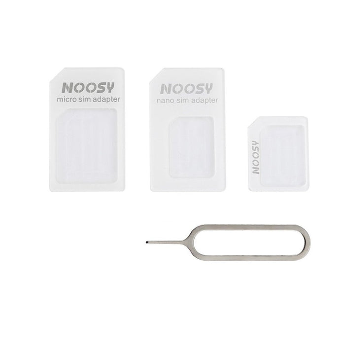 Noosa SIM Card Adapter Set + Key - White