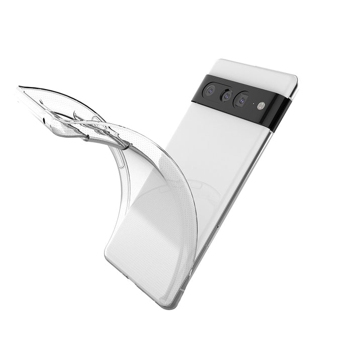 Ultra Clear 0.5mm Google Pixel 7 Pro Case Gel Back Cover Transparent