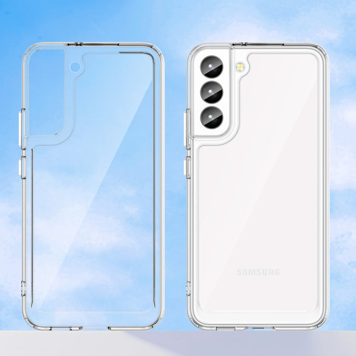 Outer Space Case for Samsung Galaxy S23+ cover with a flexible transparent frame