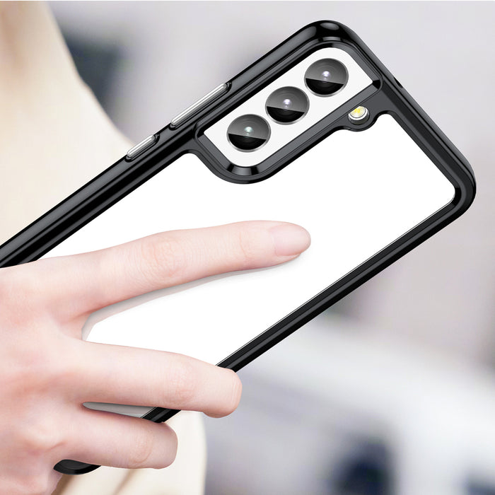 Outer Space Case for Samsung Galaxy S23+ cover with a flexible frame black