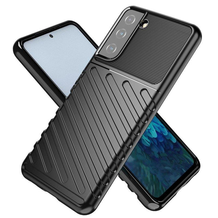Thunder Case case for Samsung Galaxy S23+ silicone armor case blue