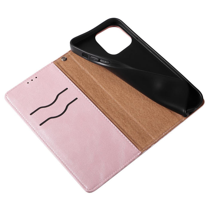 Magnet Strap Case for Samsung Galaxy S23+ Flip Wallet Mini Lanyard Stand Pink