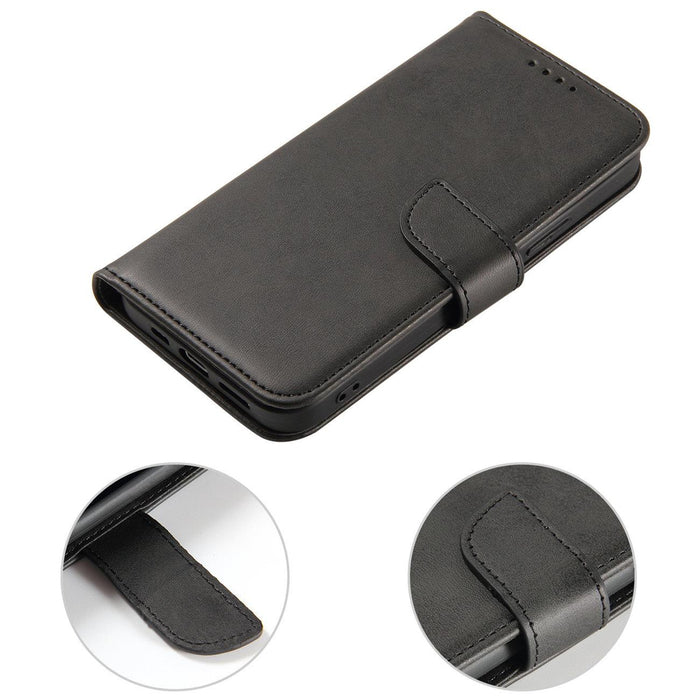 Magnet Case cover for Nokia X30 flip cover wallet stand black