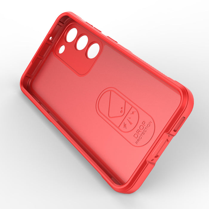 Magic Shield Case for Samsung Galaxy S23+ flexible armored cover red