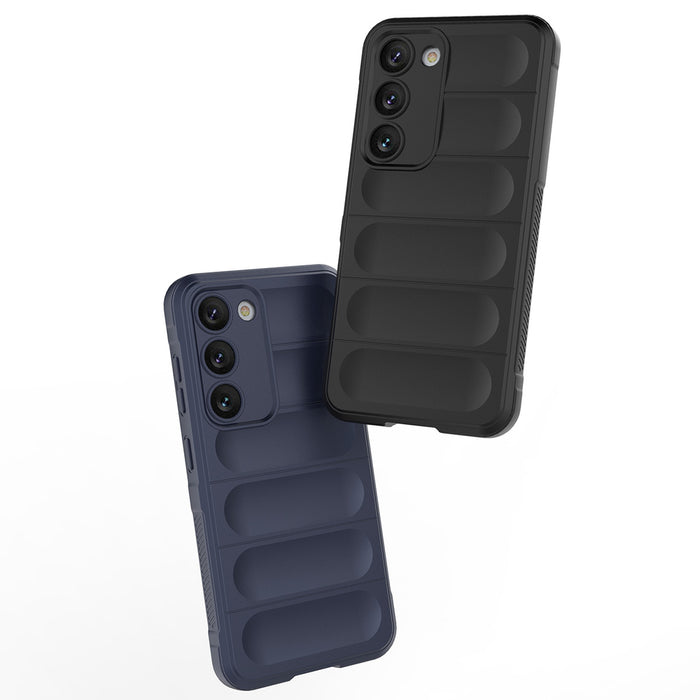 Magic Shield Case for Samsung Galaxy S23+ flexible armored cover blue