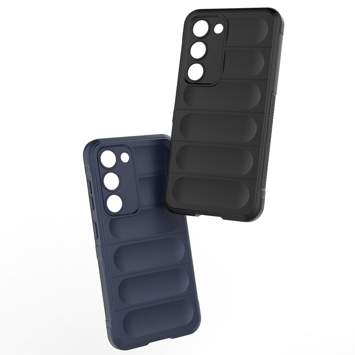 Magic Shield Case for Samsung Galaxy S23+ flexible armored cover blue