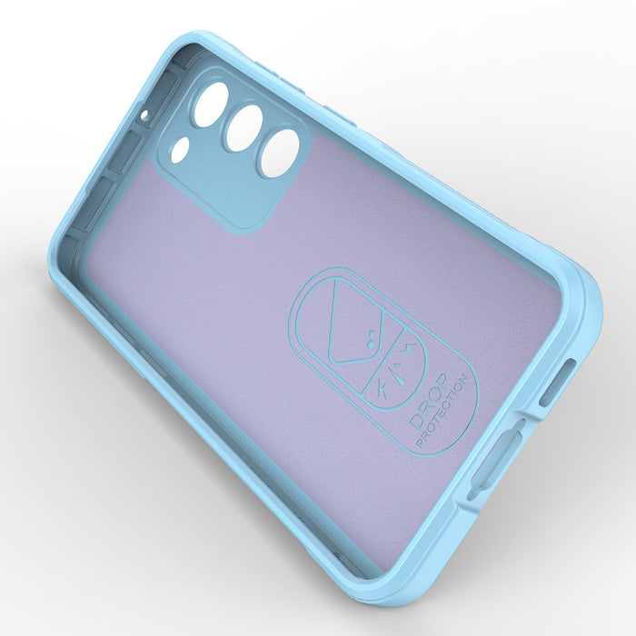 Magic Shield Case for Samsung Galaxy S23+ flexible armored cover blue