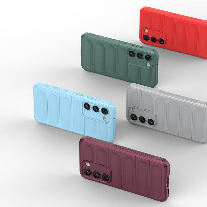 Magic Shield Case for Samsung Galaxy S23+ flexible armored cover blue