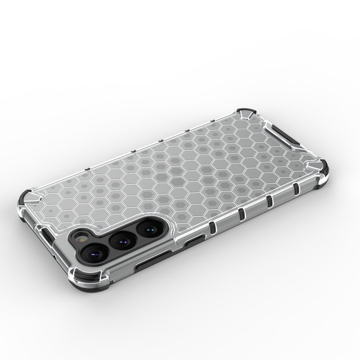 Honeycomb case for Samsung Galaxy S23+ armored hybrid cover black
