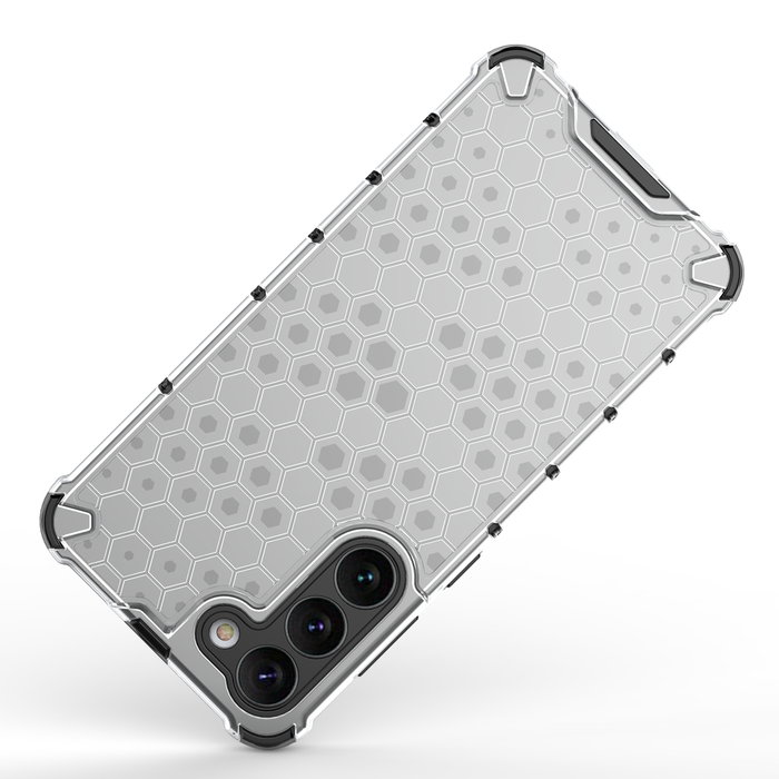 Honeycomb case for Samsung Galaxy S23+ armored hybrid cover black