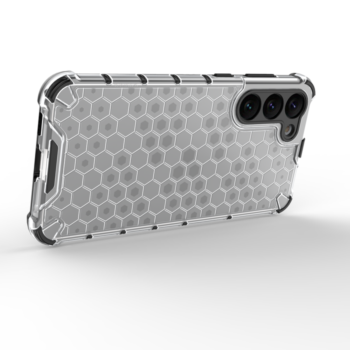 Honeycomb case for Samsung Galaxy S23+ armored hybrid cover blue