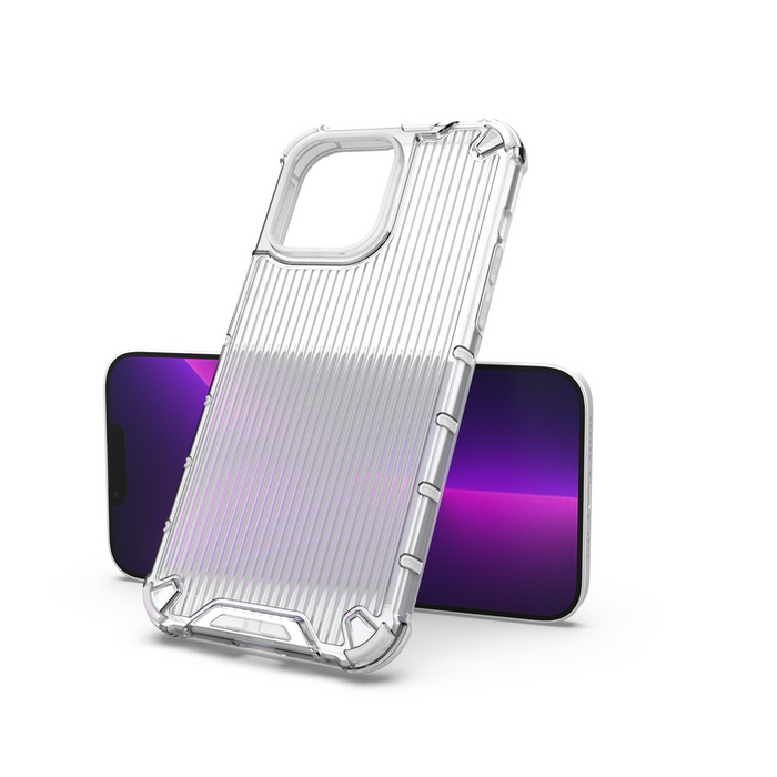 Ombre Protect Case for iPhone 13 Pro armored cover pink and blue