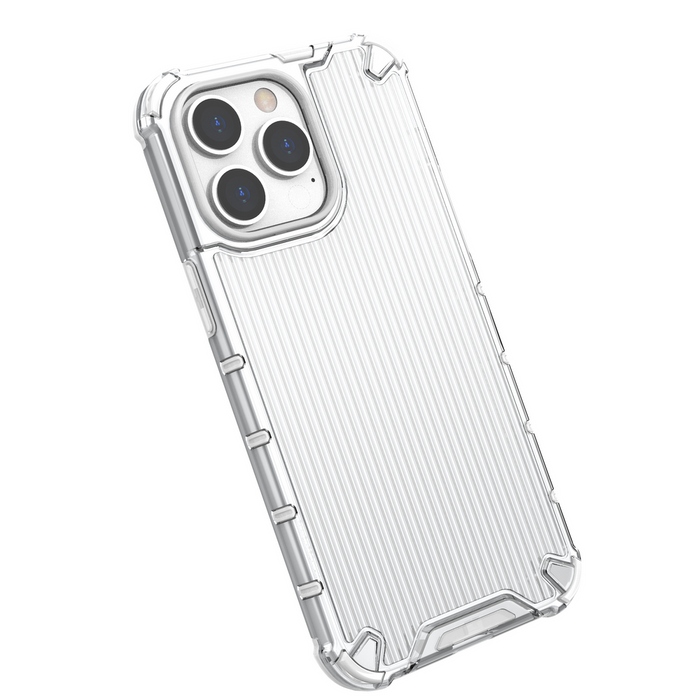 Ombre Protect Case for iPhone 13 Pro Max pink and blue armored case