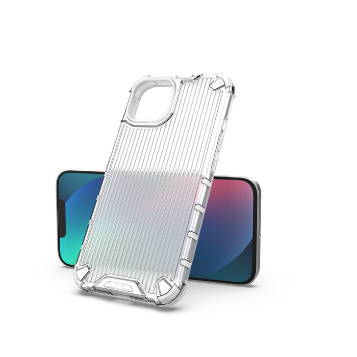 Ombre Protect Case for iPhone 14 pink and blue armored case