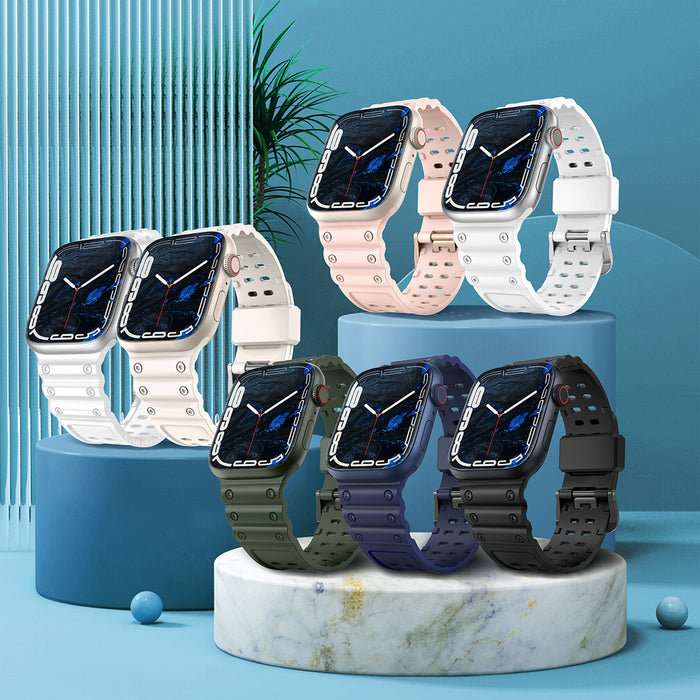 Strap Triple Protection for Apple Watch 38 / 40 / 41 mm band bracelet - navy blue