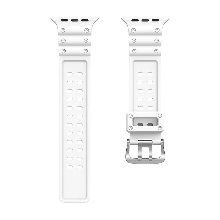 Strap Triple Protection for Apple Watch 38 / 40 / 41 mm band bracelet - white