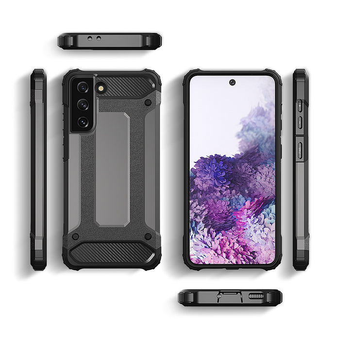 Hybrid Armor case for Samsung Galaxy S23+ armored hybrid cover blue