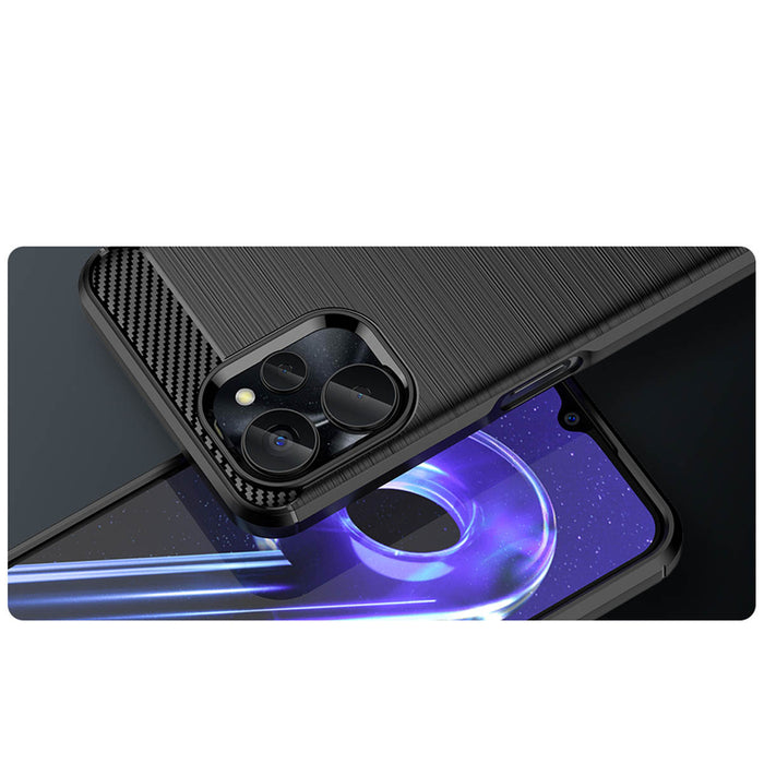 Carbon Case for Realme 10 5G / Realme 9i 5G Flexible Silicone Carbon Cover Black