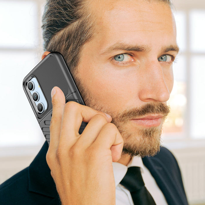 Thunder Case case for Samsung Galaxy A54 5G silicone armored cover blue