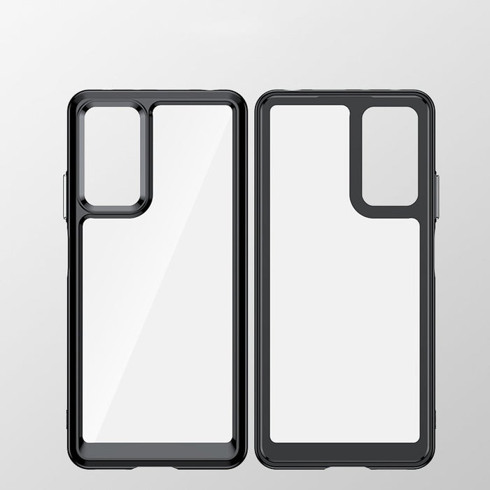 Outer Space Case for Xiaomi Poco X5 5G / Redmi Note 12 5G cover with flexible frame black