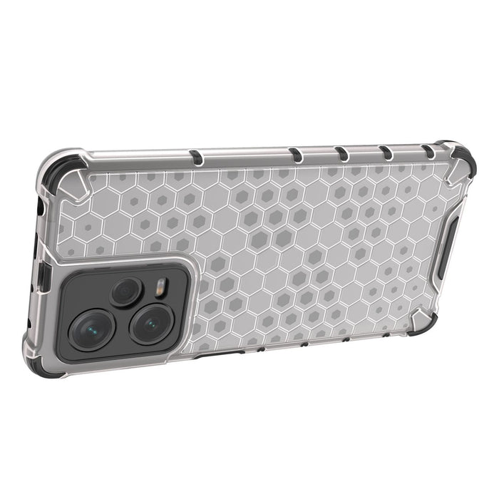 Honeycomb case for Xiaomi Redmi Note 12 Pro+ armored hybrid cover black