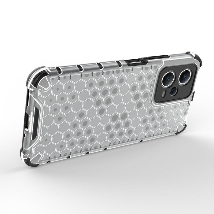 Honeycomb case for Xiaomi Redmi Note 12 5G / Poco X5 5G armored hybrid cover black