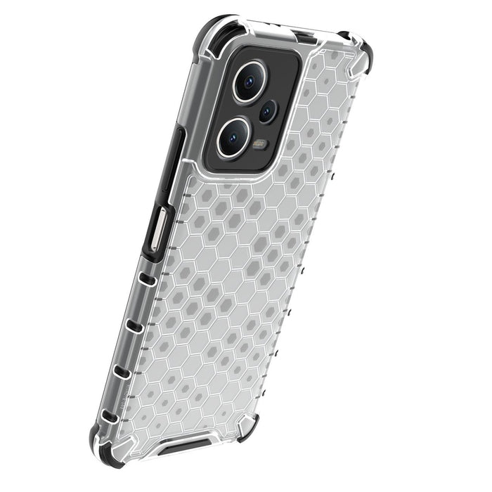 Honeycomb case for Xiaomi Redmi Note 12 5G / Poco X5 5G armored hybrid cover black