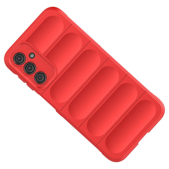 Magic Shield Case for Samsung Galaxy A24 4G flexible armored cover red