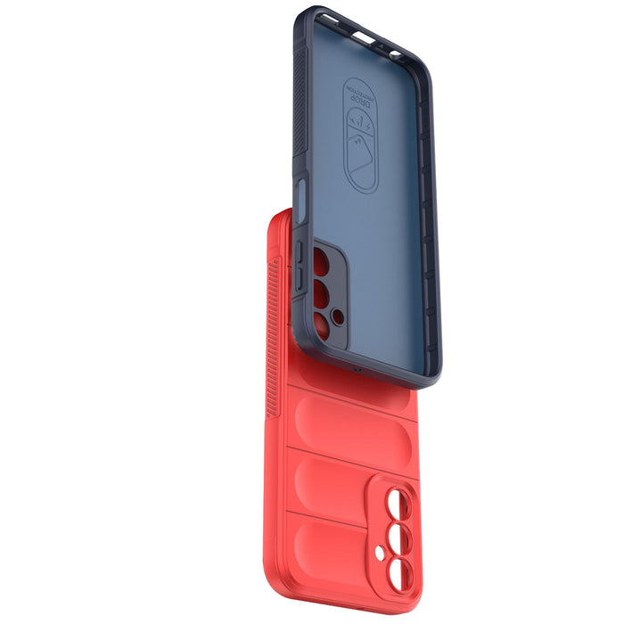 Magic Shield Case for Samsung Galaxy A24 4G flexible armored cover red