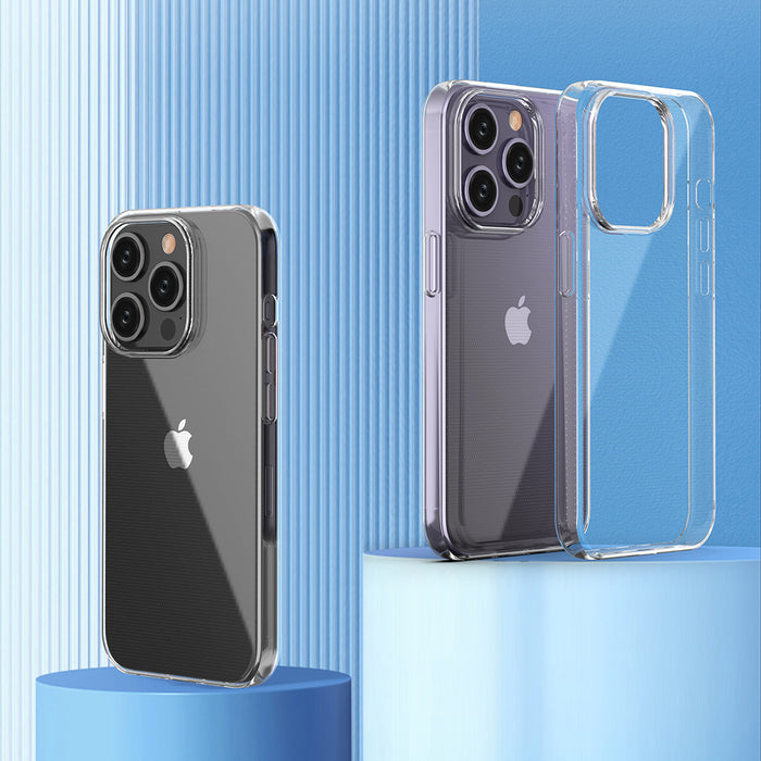 iPhone 15 Pro case from the Ultra Clear series in transparent color