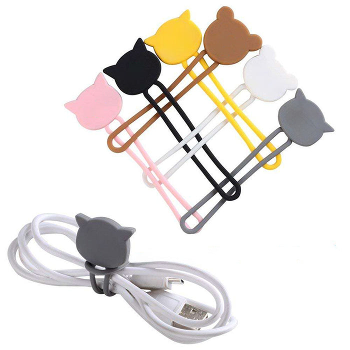 Silicone cable reel - yellow