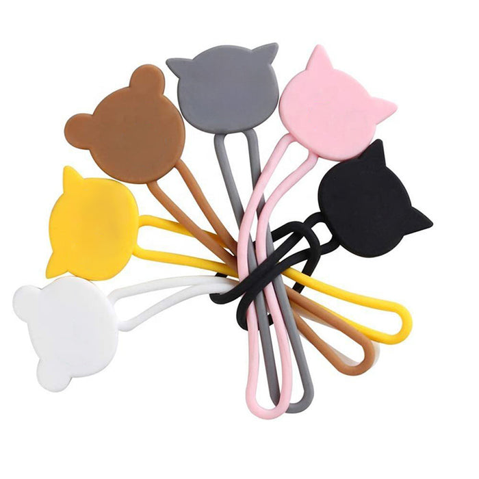 Silicone cable reel - yellow