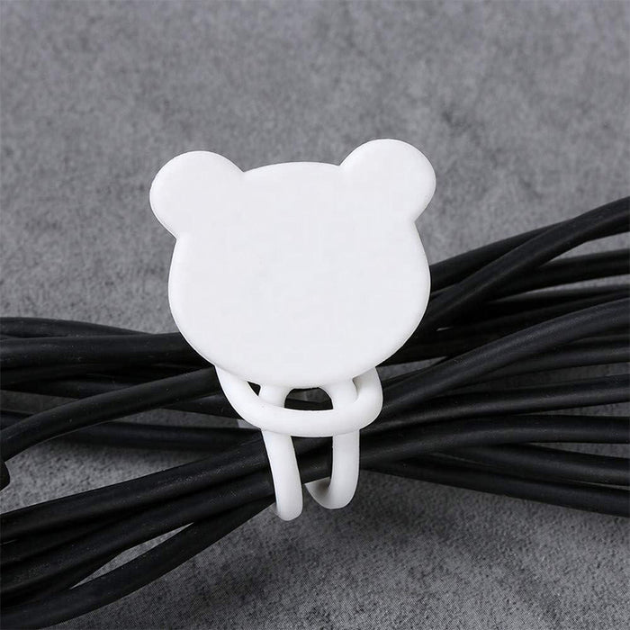 Silicone cable reel - black