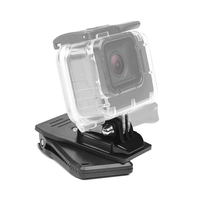 Holder with clip for mounting for GoPro