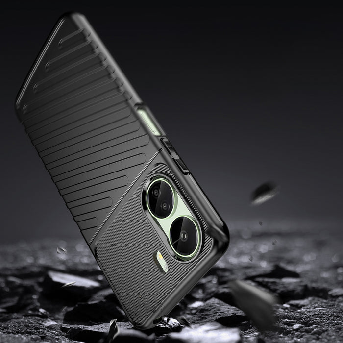 Thunder Case armored case for Xiaomi Redmi 13c - black