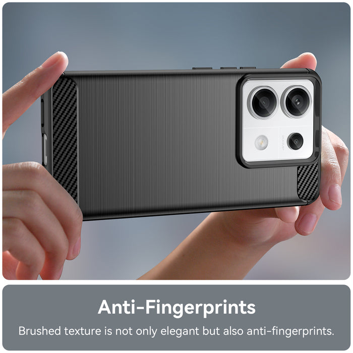 Carbon Case for Xiaomi Redmi Note 13 Pro - black