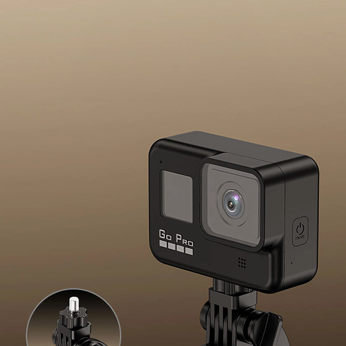 Selfie stick WH181-Y1S 1.75m aluminum alloy telescopic tripod with phone holder - black