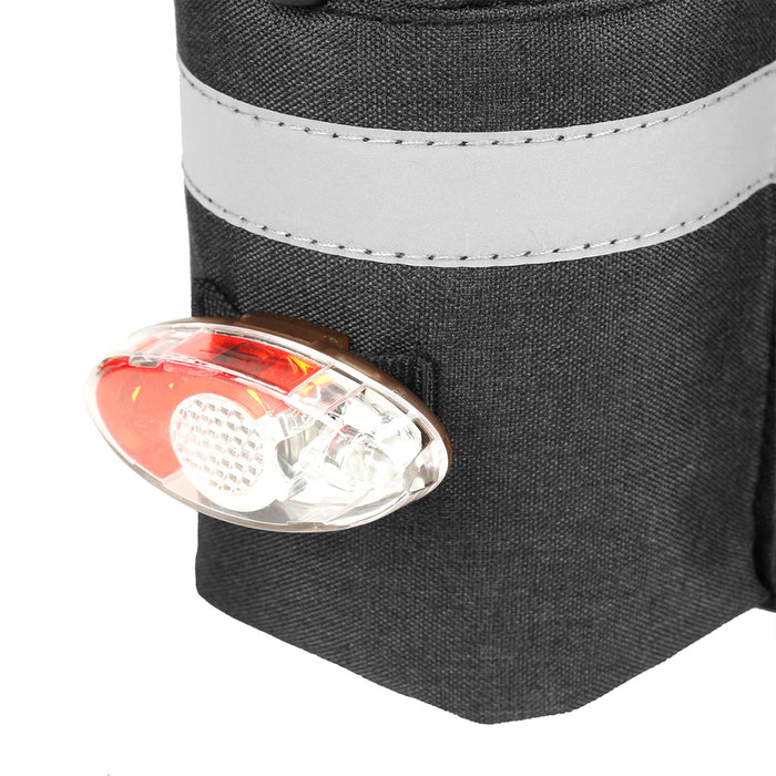 WYA26Y0S Thermal Bike Pannier Bag with Shoulder Strap - Black