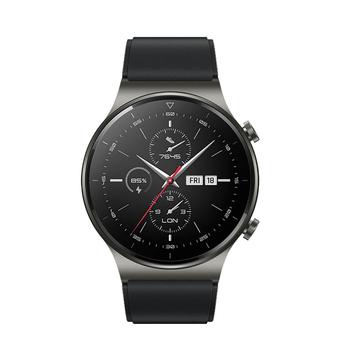 Silicone Strap for Huawei Watch GT 2 / 3 / 4 / 2 Pro / 3 Pro / 4 Pro / GT 2e - Black