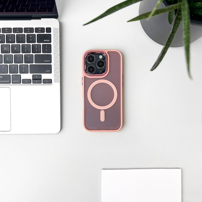Magnetic Collection MagSafe iPhone 16 Pro Max Case - Pink
