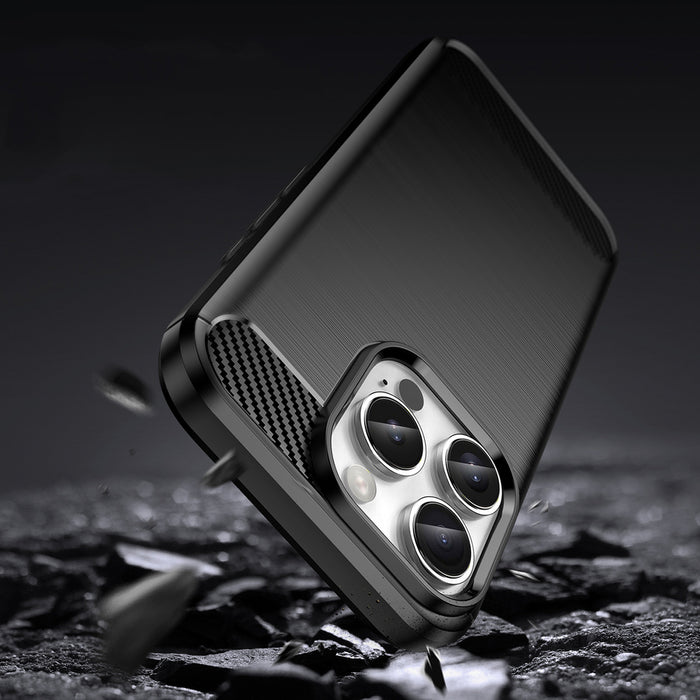 Carbon Case for iPhone 16 Pro - Black