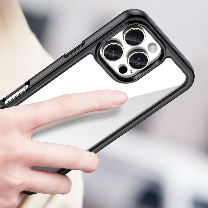 Outer Space Case with Gel Frame for iPhone 16 Pro - Black