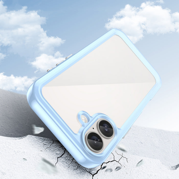 Outer Space Case with Gel Frame for iPhone 16 Plus - Blue